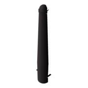 Schake Absperrpoller, ortsfest konisch 168mm/96mm + Zierkappe verzinkt, beschichtet, RAL 8019-4