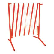 Schake Absperrschere, ausziehbar bis 3,50 m, rot / weiß