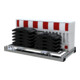 Schake Absperrschrankengitter SET 1, ohne Lampenadapter, Folie rot/weiß, Typ RA2/B (Art.-Nr. 33620K2)-1