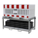 Schake Absperrschrankengitter SET 2, ohne Lampenadapter, Folie rot/weiß, Typ RA2/B (Art.-Nr. 33620K2)-1