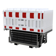 Schake Absperrschrankengitter Set 4, mit Lampenadapter, Folie rot/weiß, Typ RA2/B (Art.-Nr. 33420KA2)-3
