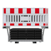 Schake Absperrschrankengitter Set 4, ohne Lampenadapter, Folie rot/weiß, Typ RA1/A (Art.-Nr. 33620K)-3