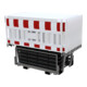 Schake Absperrschrankengitter Set 4, ohne Lampenadapter, mit rot/weißer Folie, Typ RA2/B Schrankentyp NOX LIGHT weiß-1