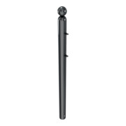 Schake Absperrstilpfosten für Rahmenelement Typ 478B, ortsfest, zum Einbetonieren, Ø 76mm + Kugelkopf, beschichtet, + 2 Anschlusslaschen-4