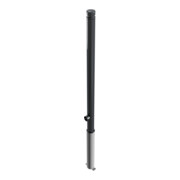 Schake Absperrstilpfosten Typ 464FB, herausnehmbar + Dreikantverschluß, Ø 60mm + Zierkopf, beschichtet-2