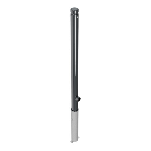 Schake Absperrstilpfosten Typ 464FB, herausnehmbar + Dreikantverschluß, Ø 60mm + Zierkopf, beschichtet
