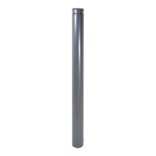 Schake Absperrstilpfosten Typ 464FUB, umlegbar + Dreikantverschluß, Ø 60mm + Zierkopf, beschichtet