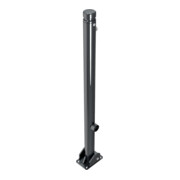 Schake Absperrstilpfosten Typ 464FUB, umlegbar + Dreikantverschluß, Ø 60mm + Zierkopf, beschichtet-4