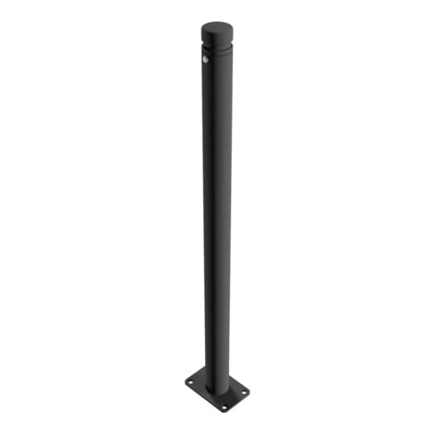 Schake Absperrstilpfosten Typ 464PB, ortsfest, Ø 60mm + Zierkopf, beschichtet