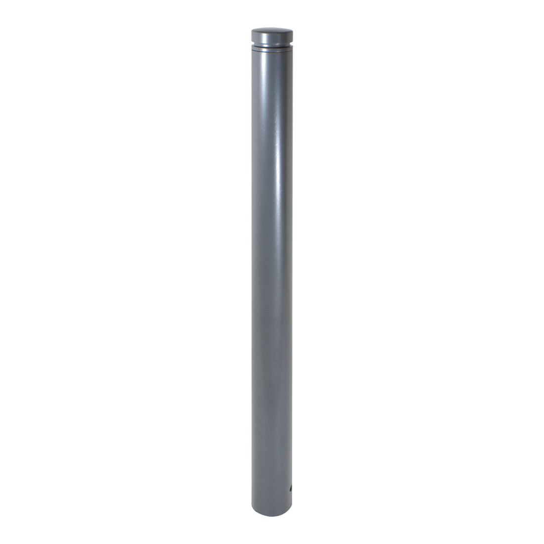 Schake Absperrstilpfosten Typ 464UZB, umlegbar + Profilzylinder, Ø 60mm + Zierkopf, beschichtet
