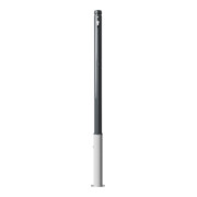 Schake Absperrstilpfosten Typ 464ZB, herausnehmbar + Profilzylinder, Ø 60mm + Zierkopf, beschichtet-5