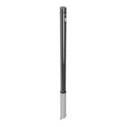 Schake Absperrstilpfosten Typ 464ZB, herausnehmbar + Profilzylinder, Ø 60mm + Zierkopf, beschichtet-4