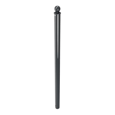 Schake Absperrstilpfosten Typ 465B, ortsfest, zum Einbetonieren, Ø 60mm + Kugelkopf, beschichtet,