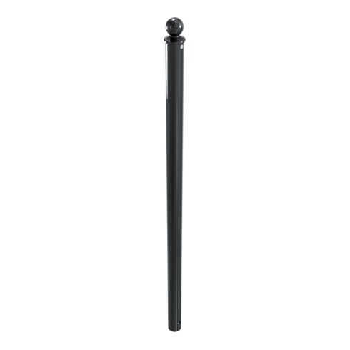 Schake Absperrstilpfosten Typ 465B, ortsfest, zum Einbetonieren, Ø 60mm + Kugelkopf, beschichtet,