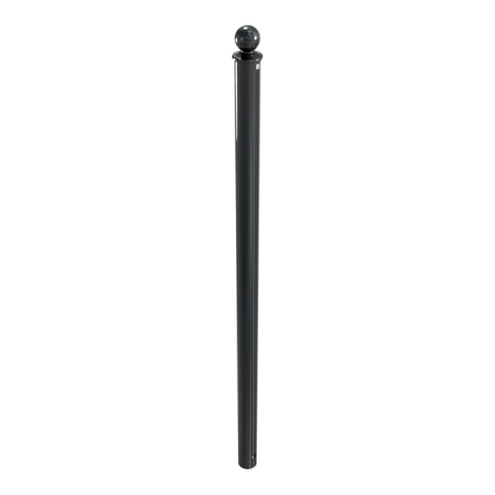 Schake Absperrstilpfosten Typ 465B, ortsfest, zum Einbetonieren, Ø 60mm + Kugelkopf, beschichtet,