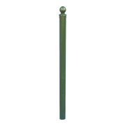 Schake Absperrstilpfosten Typ 465FB, herausnehmbar + Dreikantverschluß, Ø 60mm + Kugelkopf, beschichtet,