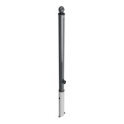 Schake Absperrstilpfosten Typ 465FB, herausnehmbar + Dreikantverschluß, Ø 60mm + Kugelkopf, beschichtet,-2