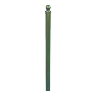 Schake Absperrstilpfosten Typ 465FB, herausnehmbar + Dreikantverschluß, Ø 60mm + Kugelkopf, beschichtet,