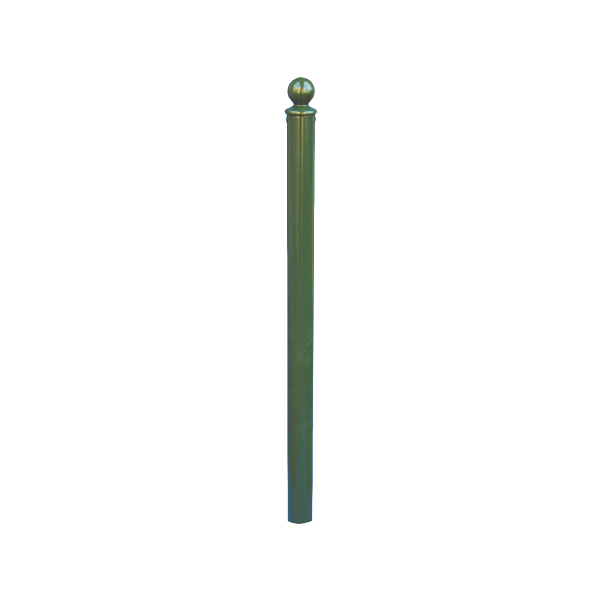 Schake Absperrstilpfosten Typ 465FUB, umlegbar + Dreikantverschluß, Ø 60mm + Kugelkopf, beschichtet,