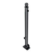 Schake Absperrstilpfosten Typ 465FUB, umlegbar + Dreikantverschluß, Ø 60mm + Kugelkopf, beschichtet,-4