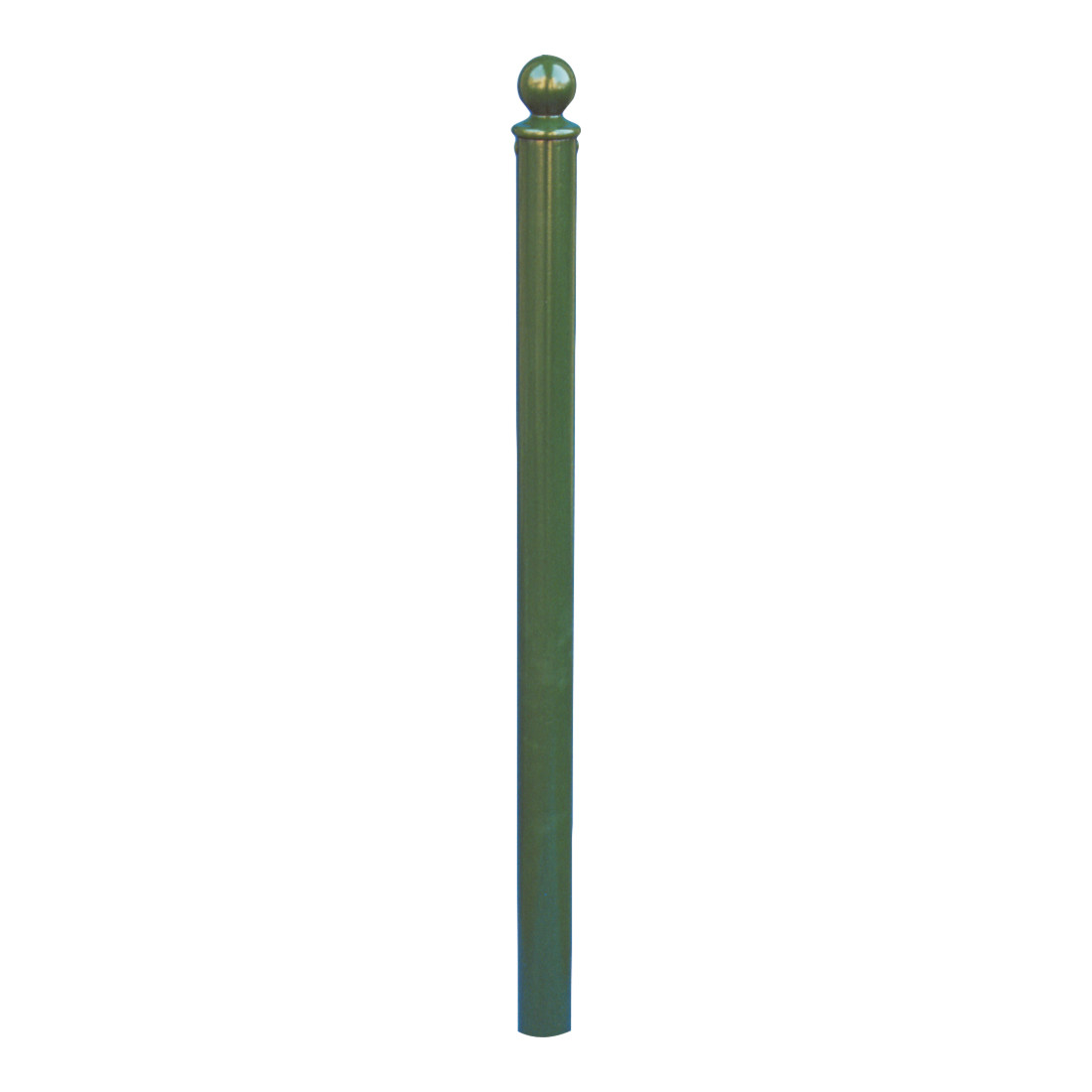 Schake Absperrstilpfosten Typ 465FUB, umlegbar + Dreikantverschluß, Ø 60mm + Kugelkopf, beschichtet,