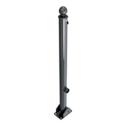 Schake Absperrstilpfosten Typ 465FUB, umlegbar + Dreikantverschluß, Ø 60mm + Kugelkopf, beschichtet,-4