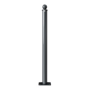 Schake Absperrstilpfosten Typ 465PB, ortsfest, Ø 60mm + Kugelkopf, beschichtet,-2