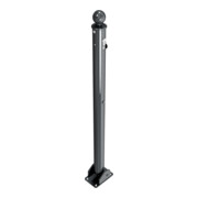 Schake Absperrstilpfosten Typ 465UZB, umlegbar + Profilzylinder, Ø 60mm + Kugelkopf, beschichtet,-4