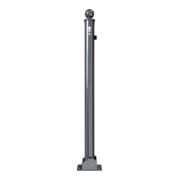 Schake Absperrstilpfosten Typ 465UZB, umlegbar + Profilzylinder, Ø 60mm + Kugelkopf, beschichtet,-5