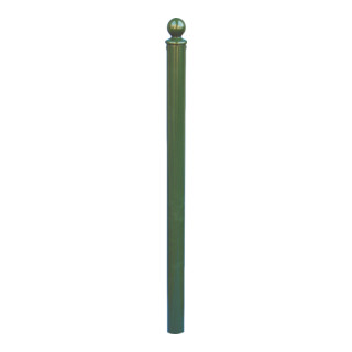 Schake Absperrstilpfosten Typ 465ZB, herausnehmbar + Profilzylinder, Ø 60mm + Kugelkopf, beschichtet,