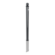 Schake Absperrstilpfosten Typ 465ZB, herausnehmbar + Profilzylinder, Ø 60mm + Kugelkopf, beschichtet,-4