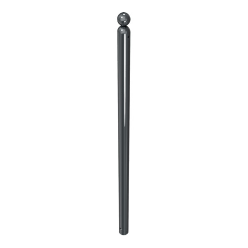 Schake Absperrstilpfosten Typ 466B, ortsfest, zum Einbetonieren, Ø 60mm + Kugelkopf, beschichtet,