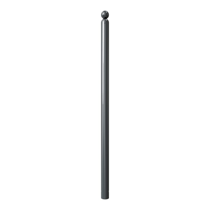 Schake Absperrstilpfosten Typ 466B, ortsfest, zum Einbetonieren, Ø 60mm + Kugelkopf, beschichtet,