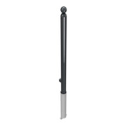 Schake Absperrstilpfosten Typ 466FB, herausnehmbar + Dreikantverschluß, Ø 60mm + Kugelkopf, beschichtet,-2
