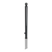 Schake Absperrstilpfosten Typ 466FB, herausnehmbar + Dreikantverschluß, Ø 60mm + Kugelkopf, beschichtet,-4