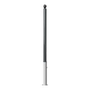 Schake Absperrstilpfosten Typ 466FB, herausnehmbar + Dreikantverschluß, Ø 60mm + Kugelkopf, beschichtet,-5