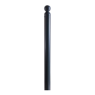 Schake Absperrstilpfosten Typ 466FUHB, umlegbar + Dreikantverschluß, zum Einbetonieren, Ø 60mm + Kugelkopf, beschichtet,