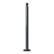 Schake Absperrstilpfosten Typ 466PB, ortsfest, Ø 60mm + Kugelkopf, beschichtet,-2