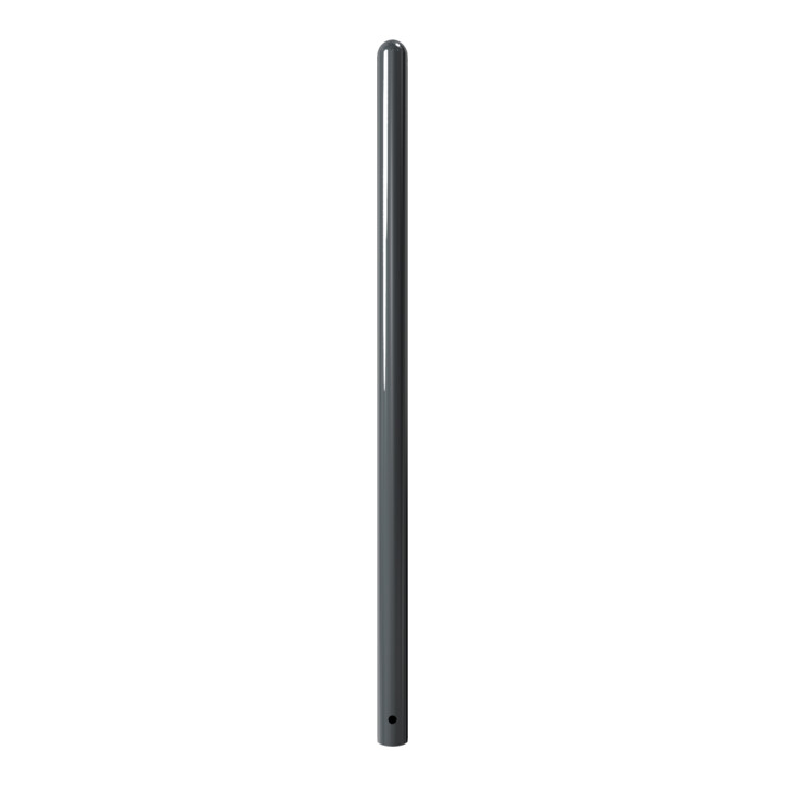 Schake Absperrstilpfosten Typ 468B, ortsfest, zum Einbetonieren, Ø 60mm + Halbkugel, beschichtet,