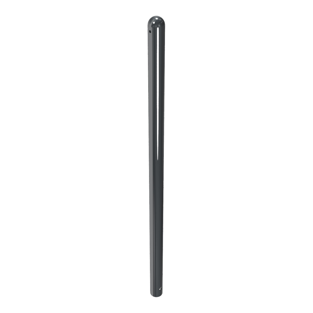 Schake Absperrstilpfosten Typ 468B, ortsfest, zum Einbetonieren, Ø 60mm + Halbkugel, beschichtet,