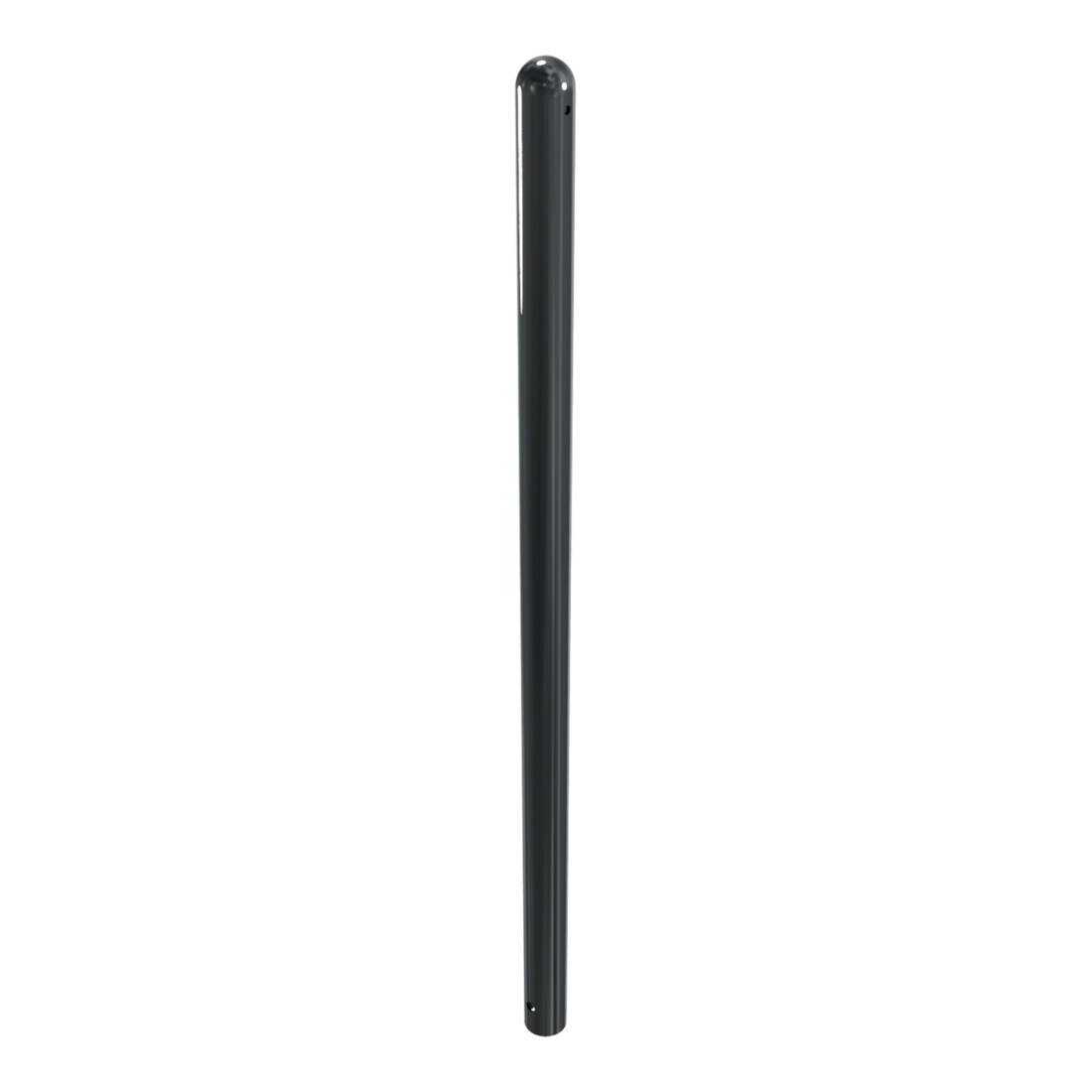 Schake Absperrstilpfosten Typ 468B, ortsfest, zum Einbetonieren, Ø 60mm + Halbkugel, beschichtet,