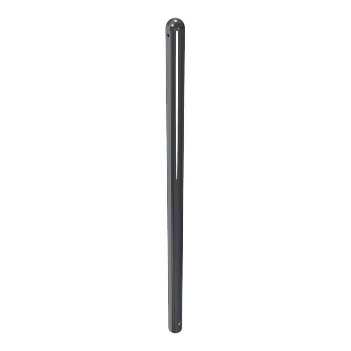Schake Absperrstilpfosten Typ 468B, ortsfest, zum Einbetonieren, Ø 60mm + Halbkugel, beschichtet,
