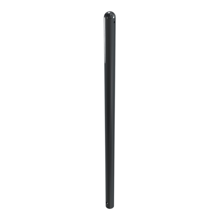 Schake Absperrstilpfosten Typ 468B, ortsfest, zum Einbetonieren, Ø 60mm + Halbkugel, beschichtet,
