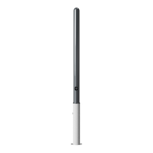 Schake Absperrstilpfosten Typ 468FB, herausnehmbar + Dreikantverschluß, Ø 60mm + Halbkugel, beschichtet,
