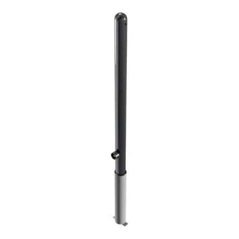 Schake Absperrstilpfosten Typ 468FB, herausnehmbar + Dreikantverschluß, Ø 60mm + Halbkugel, beschichtet,