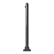 Schake Absperrstilpfosten Typ 468FUB, umlegbar + Dreikantverschluß, Ø 60mm + Halbkugel, beschichtet,-5
