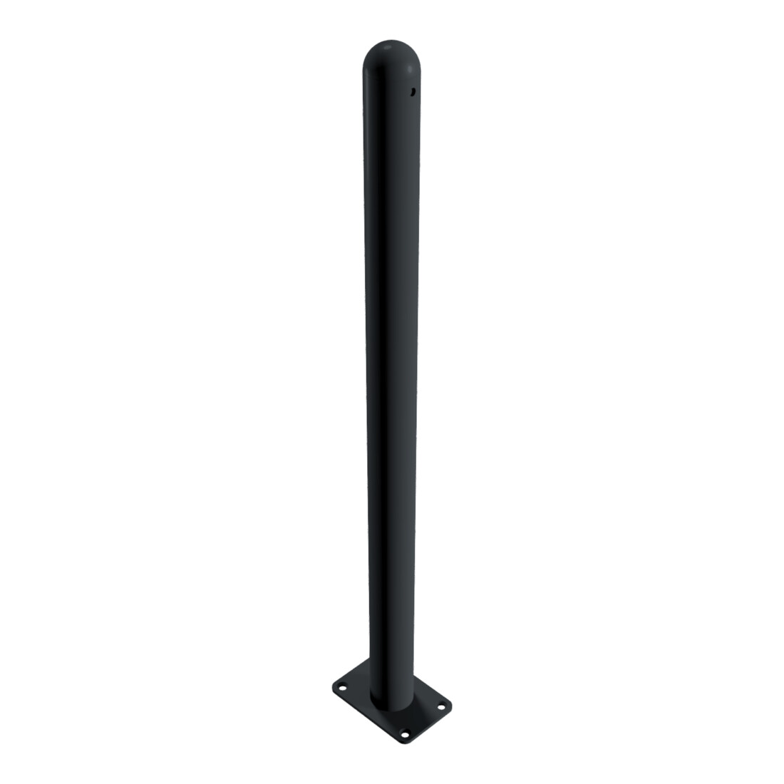 Schake Absperrstilpfosten Typ 468PB, ortsfest, Ø 60mm + Halbkugel, beschichtet,