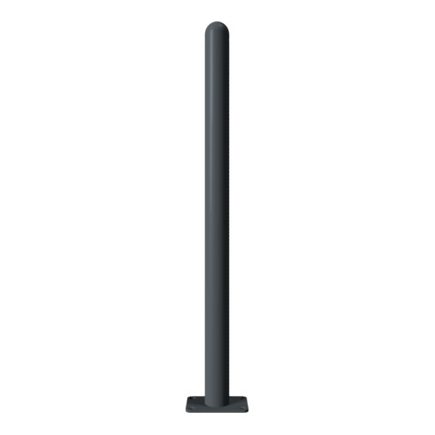 Schake Absperrstilpfosten Typ 468PB, ortsfest, Ø 60mm + Halbkugel, beschichtet,