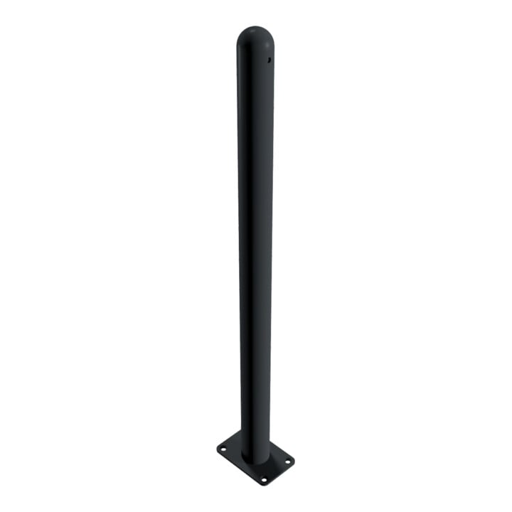 Schake Absperrstilpfosten Typ 468PB, ortsfest, Ø 60mm + Halbkugel, beschichtet,