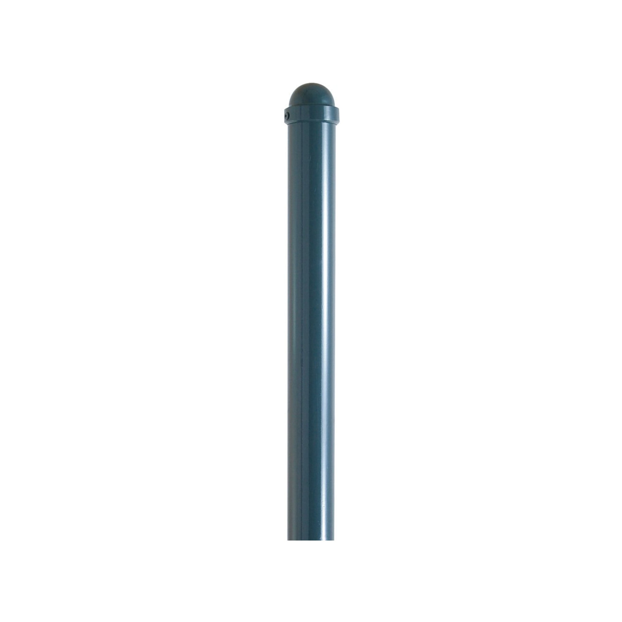 Schake Absperrstilpfosten Typ 477FB, herausnehmbar + Dreikantverschluß, Ø 76mm + Zierkappe, beschichtet,